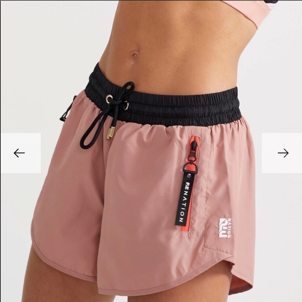 P.E Nation double drive short in rose dawn pink XS - Picture 1 of 11